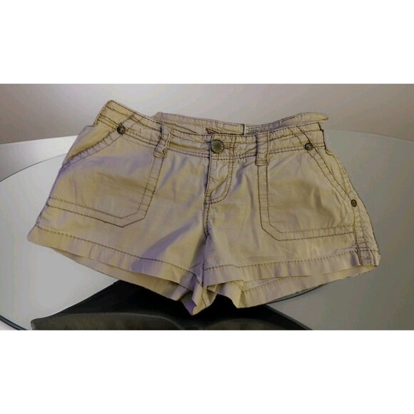 Zanda Di Shorts Size 11 Tan Pockets Cotton Style JS1444U2 - Picture 1 of 10